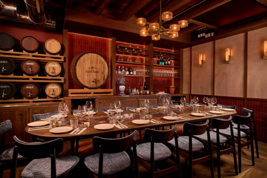 Txoko private dining room at Legado, Shoreditch